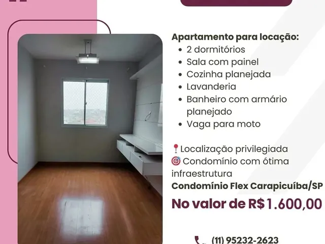 Imagem: Aluga-Se Apartamento de 45 M² no Flex III