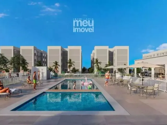 Imagem: O apartamento possui 2 Dormitórios, 1 Banheiro, 1 Vaga na