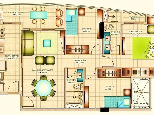 Imagem 11: Excelente Apartamento na Daniel de la Touche ,Cohama ,Entrada Parcelada ,Fino Acabamentos