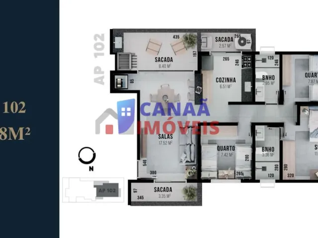 Imagem 3: Apartamento Alto Padrão, 3 quartos