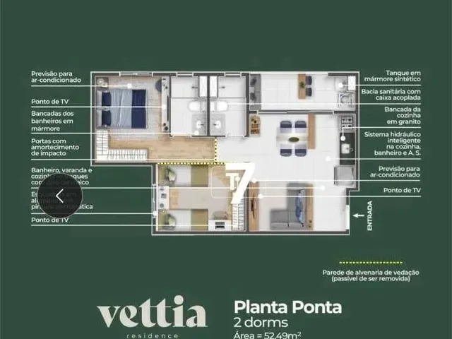 Imagem: Apartamento com 2 Dormitórios À Venda