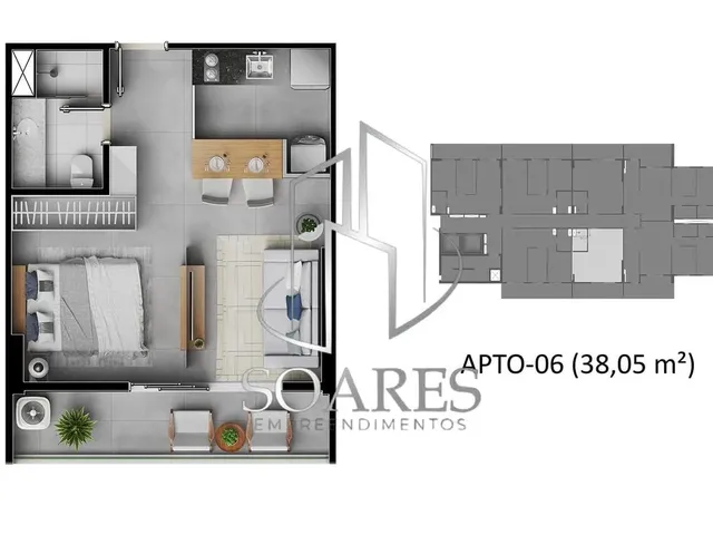 Imagem 3: Inovar Residence Belém Studios e Apartamentos de 2 Quartos a 700M da Praça Batista