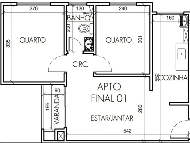 Imagem 7: Apartamento no Jd. América - Maringá/Pr Atrás da Mega Loja Havan