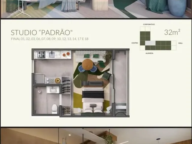 Imagem 9: Urbi Studios - Studio Inteligente no Cidade Aruna