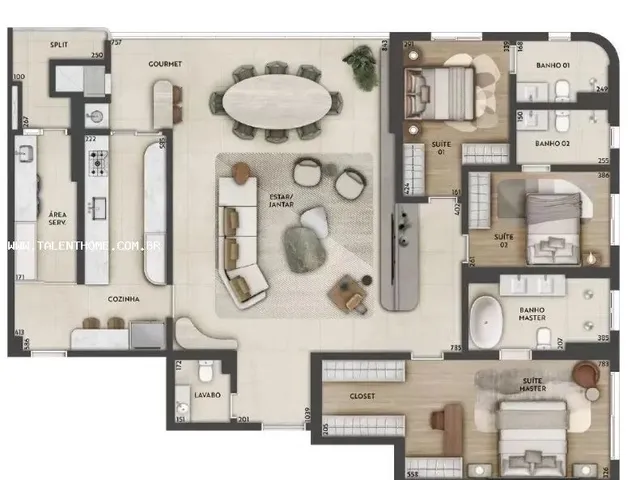 Imagem 9: Apartamento para Venda em Londrina, Botanico Plaenge, 3 Dormitórios, 3 Suítes, 4