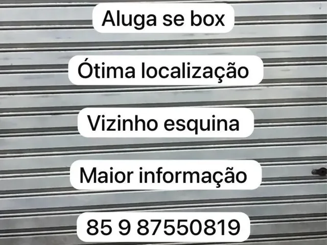 Imagem: Alugo Box no Centro Fashion