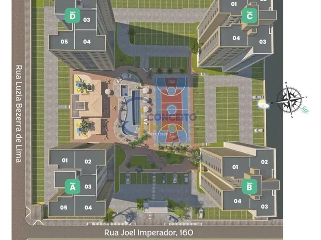 Imagem 9: Apartamento para Venda em Parnamirim, Rosa dos Ventos, 2 Dormitórios, 1 Suíte, 2
