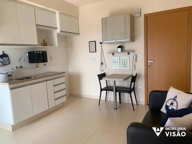 Imagem 2: Apartamento Semi-Mobiliado Próximo À Uftm para Locação com 01 Quarto, 01 Vaga No