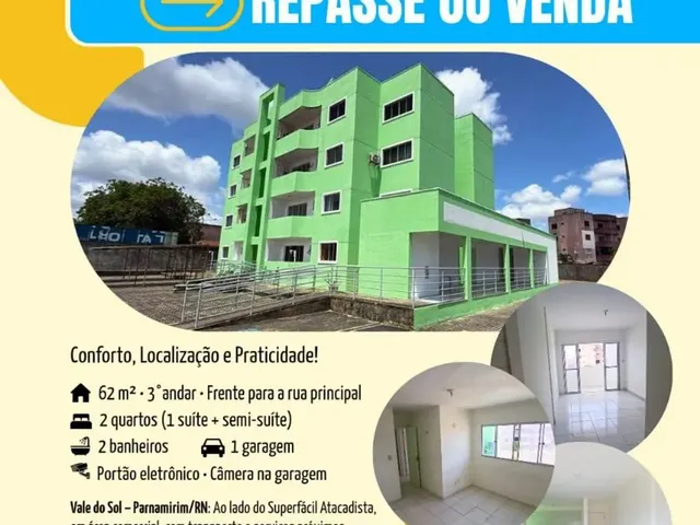 Imagem: Apartamento 62M² - Repasse em Localização
