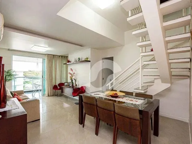Imagem: O apartamento na cobertura possui 3 Dormitórios, 1 Suíte,
