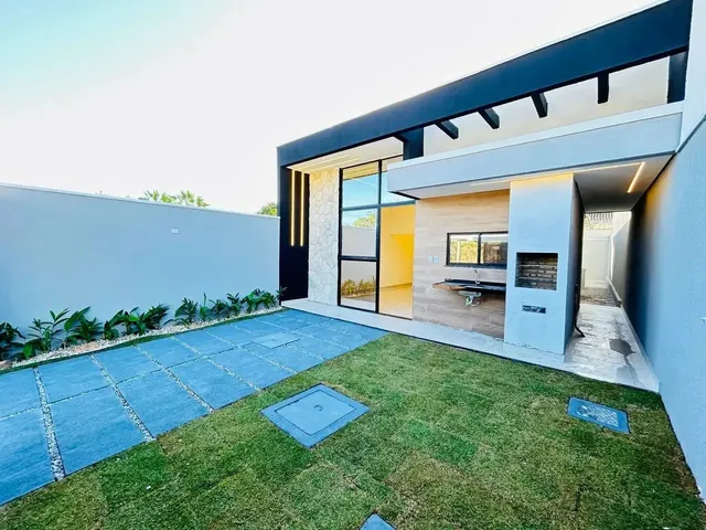 Imagem 3: Casa À Venda no Eusébio - 97M2 - 3 Dormitórios - 2 Vagas - Fachada Moderna - 3Min Do