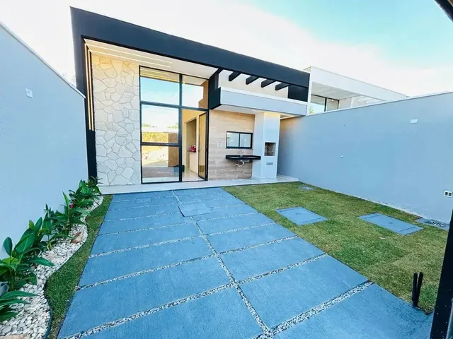 Imagem 4: Casa À Venda no Eusébio - 97M2 - 3 Dormitórios - 2 Vagas - Fachada Moderna - 3Min Do