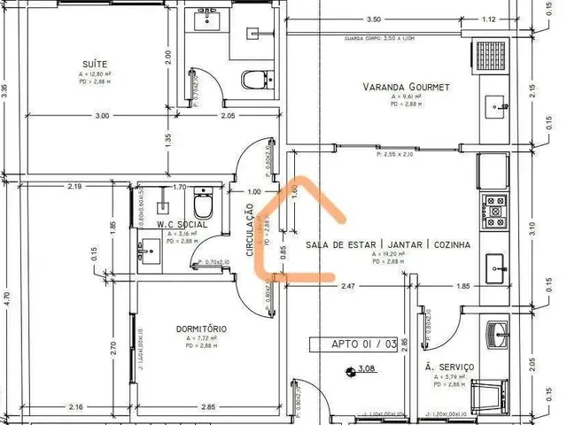 Imagem 10: Apartamento com 2 Dormitórios À Venda, 70 M² por R$ 330.000,00 - Recanto dos Barreiros
