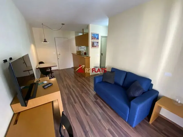 Imagem: O studio possui 1 Dormitório, 1 Banheiro, 1 Vaga na