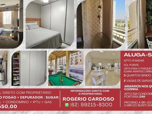 Imagem: Apto 3/4 1 Suite. 2 Vagas de Garagem