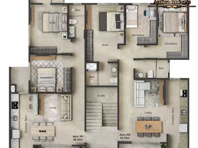 Imagem 6: Apartamento com 2 Quartos (Suíte) no Centro de Navegantes