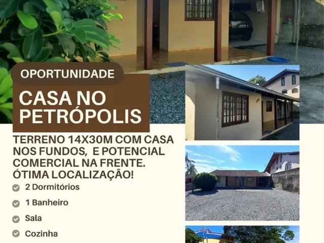 Imagem: A casa possui 2 Dormitórios, 1 Banheiro, 1 Vaga na garagem