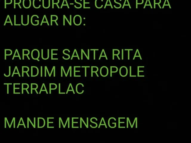 Imagem: Procura-Se Casa para Alugar