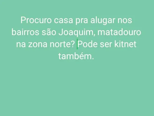 Imagem: Casa Ou Kitnet Disponível