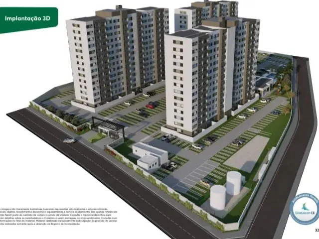 Imagem 10: Apt 209, Cajazeiras, Condomínio Forte Alencar, Apartamento com 2 Quartos, Elevador