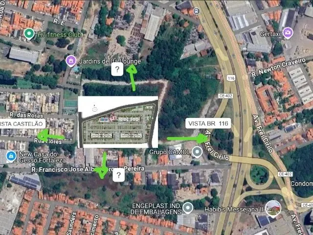 Imagem 2: Apt 209, Cajazeiras, Condomínio Forte Alencar, Apartamento com 2 Quartos, Elevador