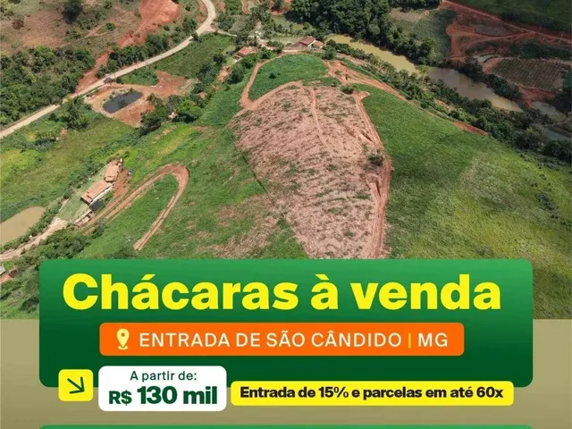 Imagem: Chácaras À Venda na Entrada de São Cândido