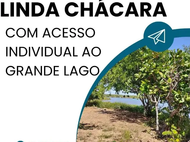 Imagem: Linda Chácara a Beira Lago