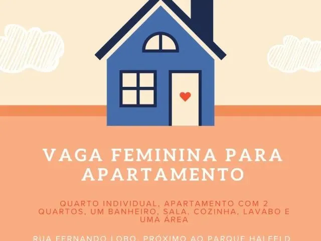 Imagem: Vaga Feminina para Apartamento