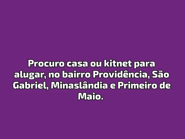 Imagem: Procuro Barracão Ou Kitnet na Região Nordeste