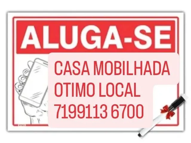 Imagem: Casa Aluga Mobilhada Ou Sem Mobilha