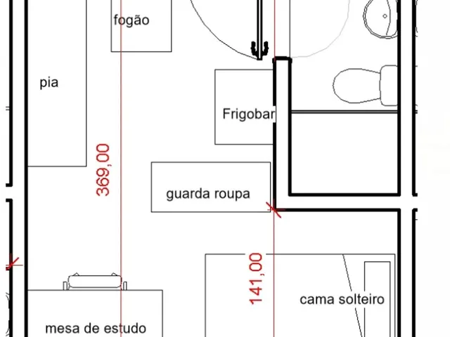 Imagem 4: Aluga-Se Kitnet Monoambiente