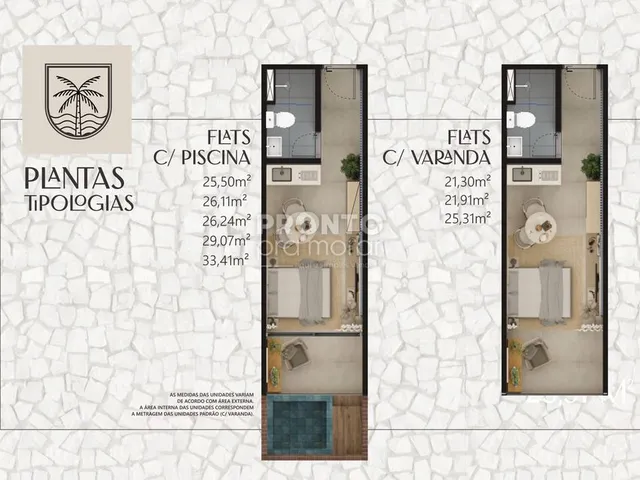 Imagem 1: Flat com 1 Quarto em Praia dos Carneiros