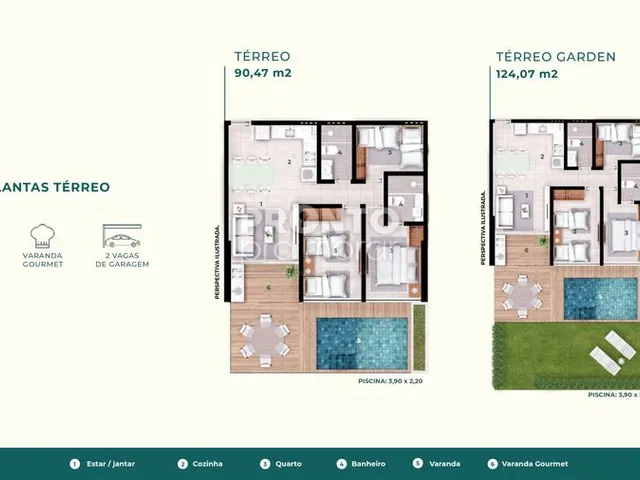 Imagem: Apartamento com 3 quartos em Centro