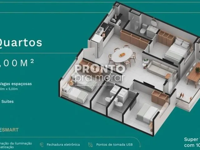 Imagem: Apartamento com 3 quartos em Carneiros