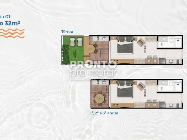 Imagem 1: Flat com 1 Quarto em Praia dos Carneiros