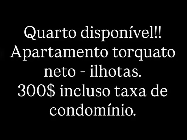 Imagem: Procura Uma Pessoa para Dividir Apartamento