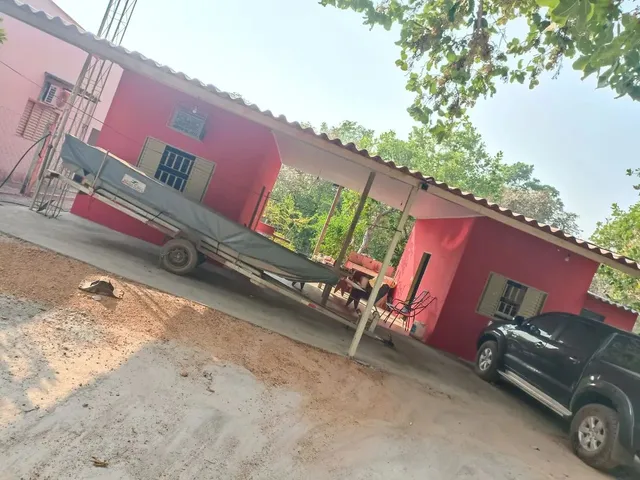 Imagem: Rancho em Região da Viúva no Rio Araguaia