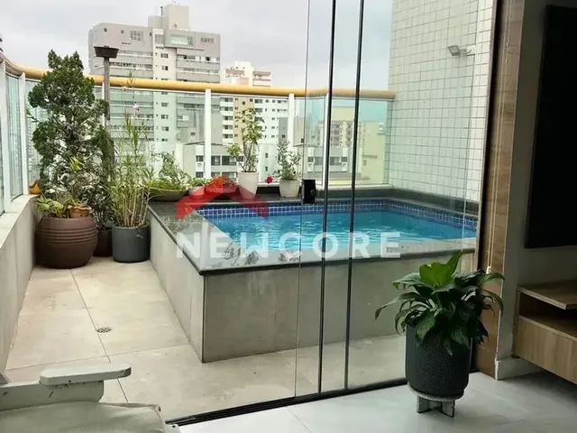 Imagem: O apartamento na cobertura possui 3 Dormitórios, 2