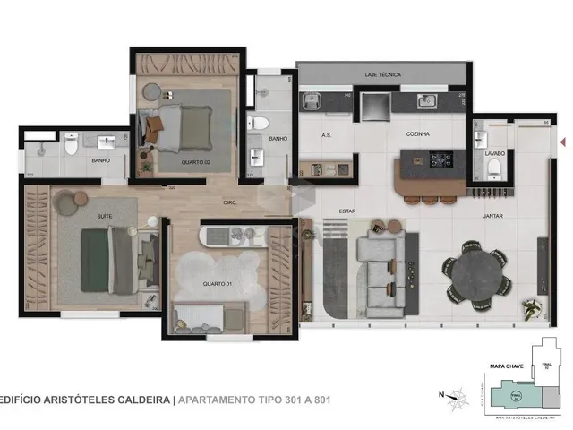 Imagem 6: Apartamento 3 Quartos À Venda, 3 Quartos, 1 Suíte, 2 Vagas, Prado - Belo Horizonte/Mg