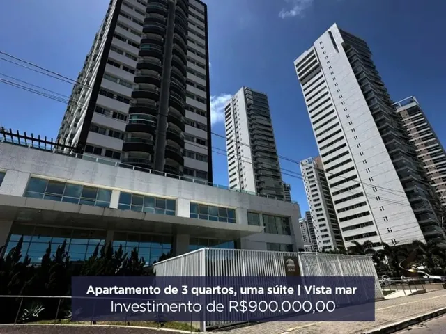 Imagem 1: Apartamento de Três Quartos Vista Mar