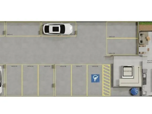 Imagem 6: Coberturas Duplex e Aptos de 2 Quartos, Prédio Elevador e Lazer, nos Bancários