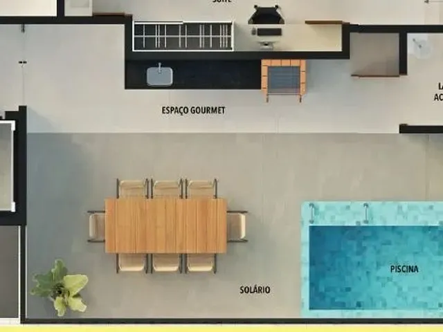 Imagem 6: Aptos de 2 e 3 Quartos, Prédio Piscina e Área Gourmet, Elevador, no Altiplano