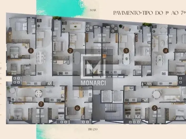 Imagem 9: Lançamento na Planta em Formosa com 2 Quartos Sendo 1 Suíte