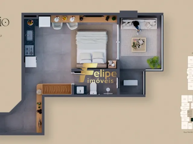 Imagem 9: NOVO EMPREENDIMENTO SURGINDO! APARTAMENTO DE 02 QUARTOS, SENDO 01 SUÍTE, LAZER COMPLETO