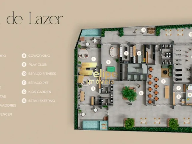 Imagem 12: NOVO EMPREENDIMENTO SURGINDO! APARTAMENTO DE 02 QUARTOS, SENDO 01 SUÍTE, LAZER COMPLETO