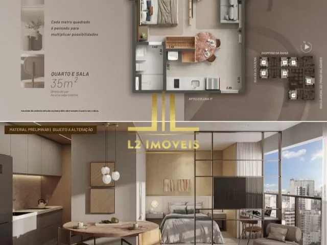 Imagem 8: LANÇAMENTO IMPERDÍVEL – QUARTO E SALA 35M² - BEACH CLASS BAHIA (Shopping da Bahia