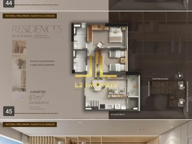 Imagem 2: LANÇAMENTO IMPERDÍVEL – QUARTO E SALA 35M² - BEACH CLASS BAHIA (Shopping da Bahia