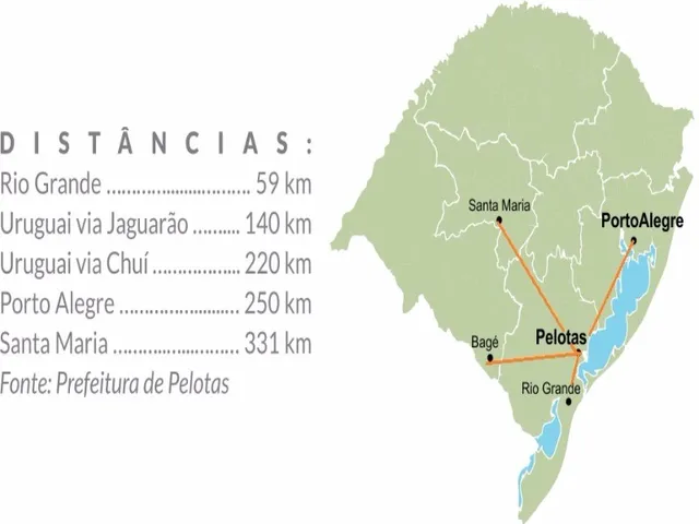 Imagem 16: Áreas Industriais em Pelotas, Eixo Sul - Loteamento industrial, comercial e Logístico