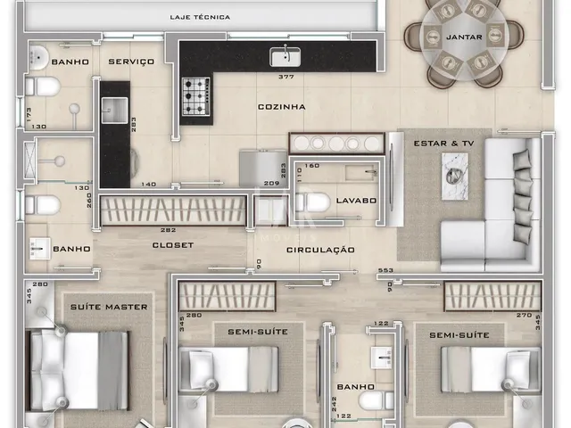 Imagem 2: Apartamento À Venda, 3 Quartos, 3 Suítes, 2 Vagas, Santo Antônio - Belo Horizonte/Mg