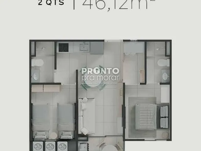 Imagem: Apartamento com 2 quartos em Carneiros